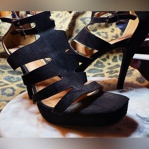 DV by Dolce Vita Black Strappy Heels